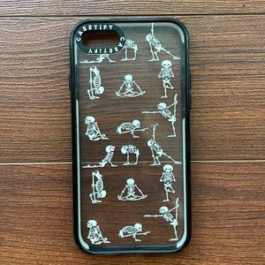 Casetify iPhone 8 Impact Case Skeleton Yoga